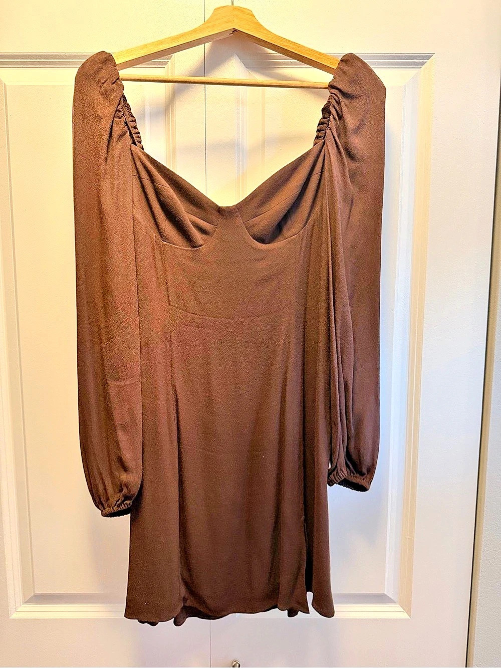 Aritzia Wilfred Brown Mini Dress Like New